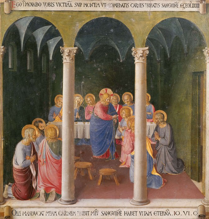 17. Communion of the Apostles. Fra Angelico