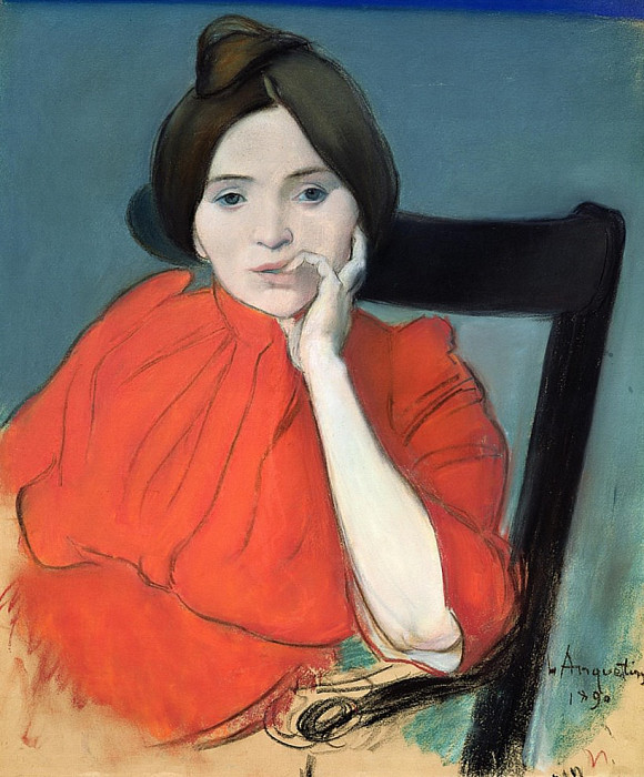 Portrait of a Woman. Louis Anquetin