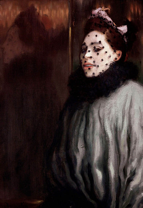 Woman With A Veil. Louis Anquetin