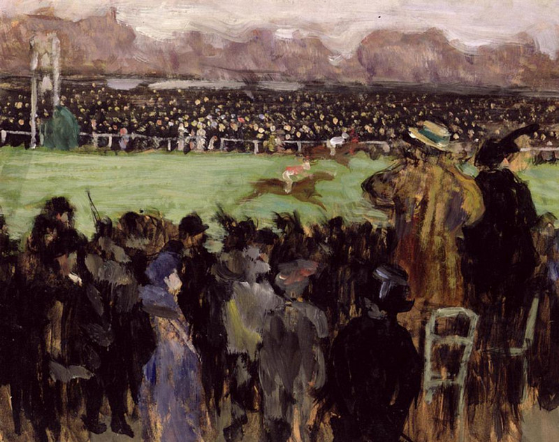 Racing at Auteuil. Louis Anquetin