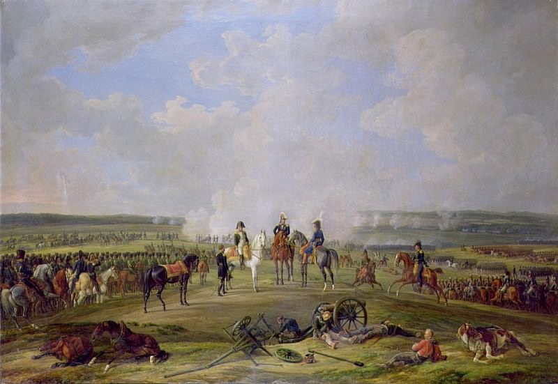 Наполеон и его войска в Бешенковичи, 24 июля. Альбрехт Адам