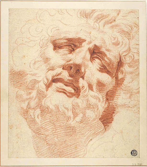 Study for Head of Laocoon. Andrea Appiani