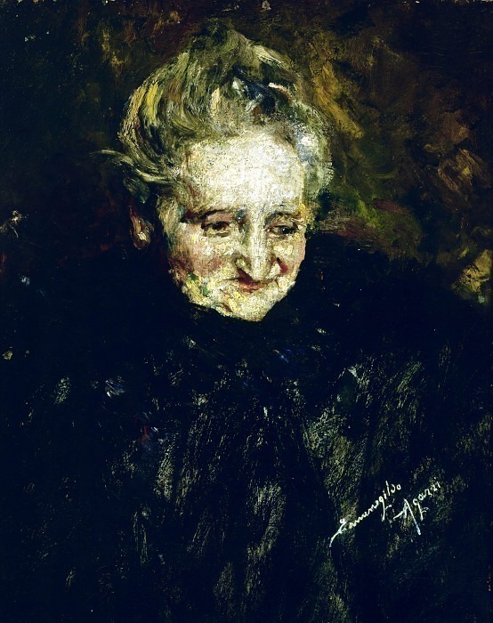 Portrait of Mrs. Agazzi. Ermenegildo Agazzi