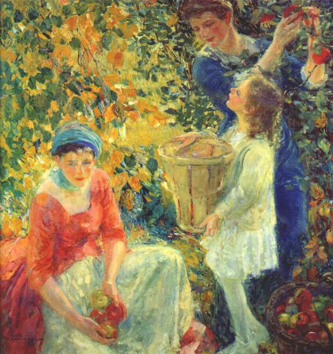 the apple gatherers 1912. Karl Anderson