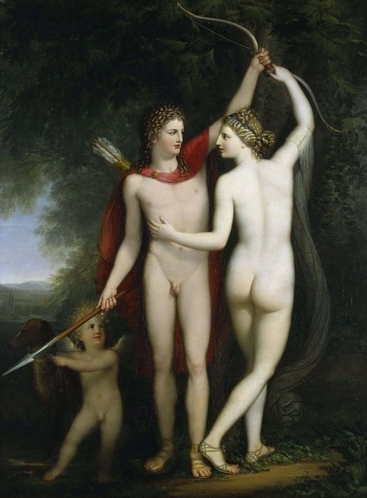 Венера, Адонис и Амур