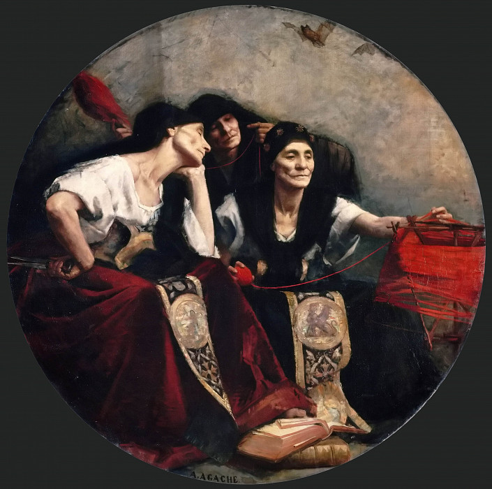 The Fates (Parques). Alfred Pierre Agache