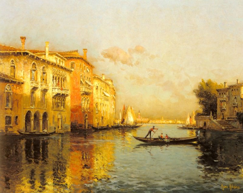 A Venetian Canal. Marc Aldine