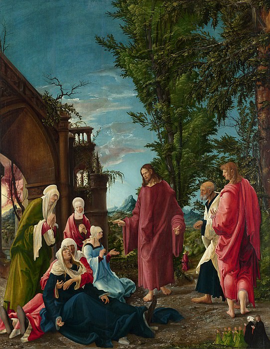 Christ taking Leave of his Mother. Albrecht Altdorfer