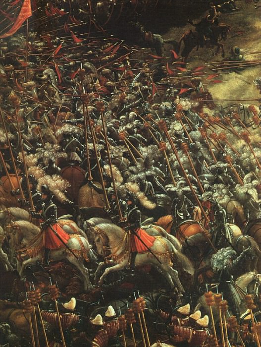 Битва Александра Великого с Дарием, фрагмент, Альбрехт Альтдорфер