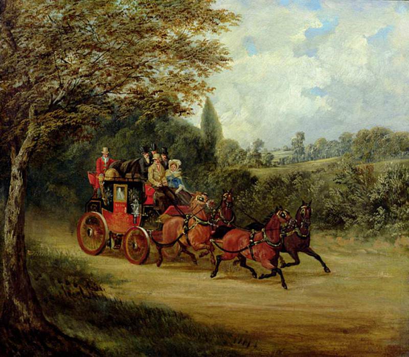 The Royal Mail Coach with Passengers. Samuel Henry Alken