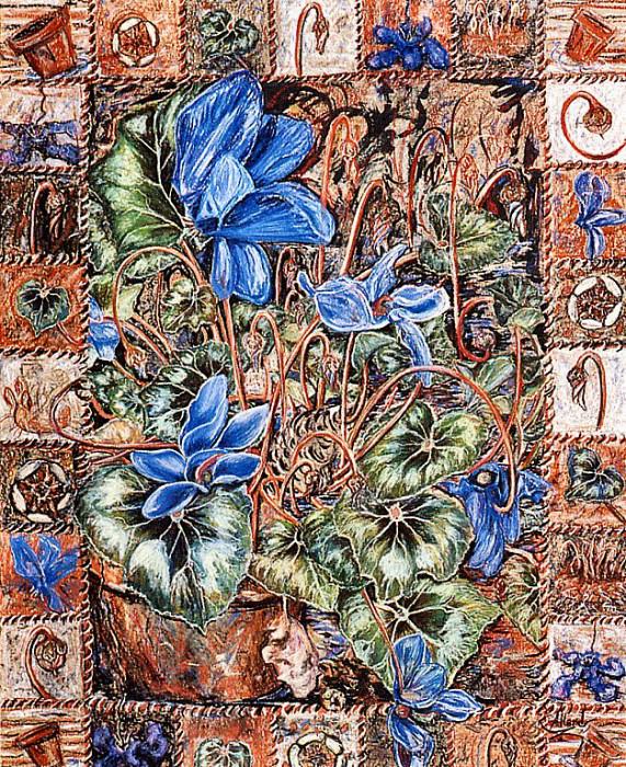Ковер-сад для синих бабочек. Ноэлла Аллард