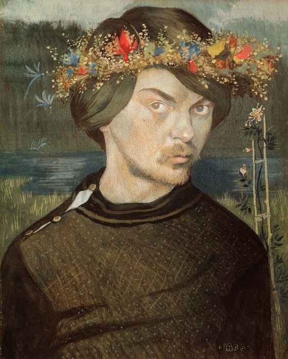 Self-portrait, Ivar Arosenius