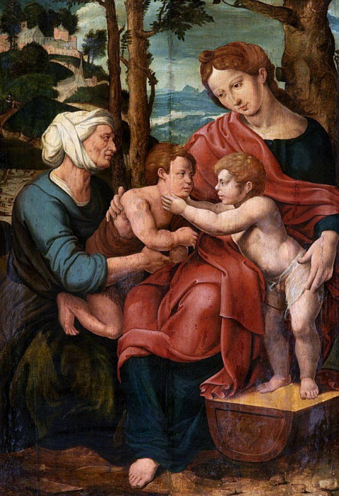 Holy Family. Pieter Coecke Van Aelst