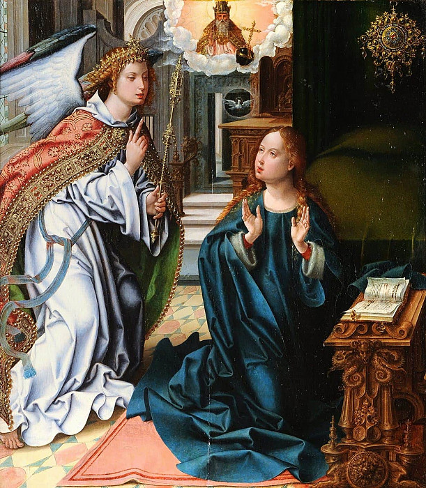 The Annunciation. Pieter Coecke Van Aelst