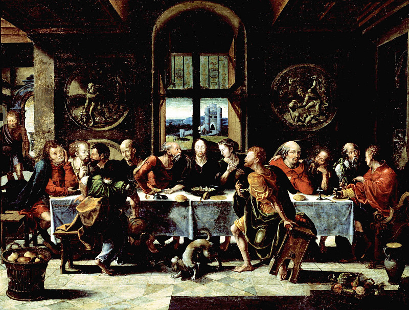 The Last Supper. Pieter Coecke Van Aelst