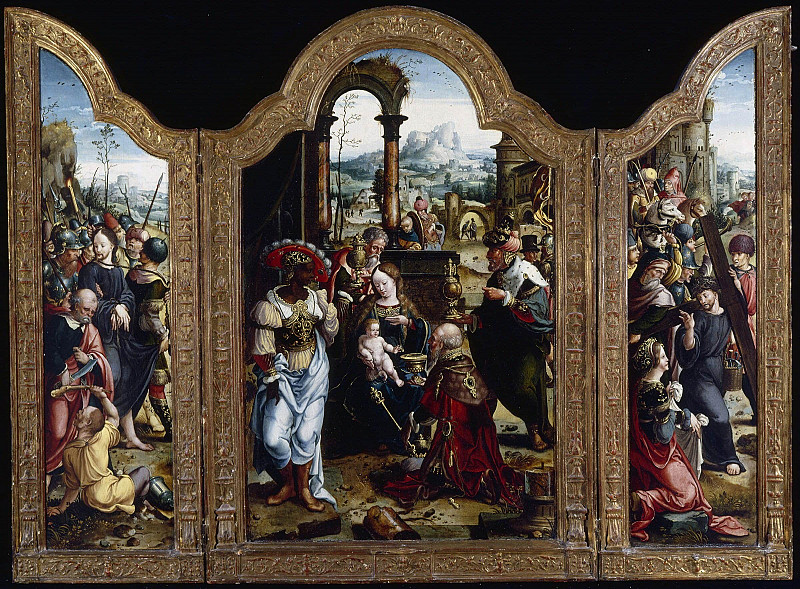 Triptych. Pieter Coecke Van Aelst (Circle of)