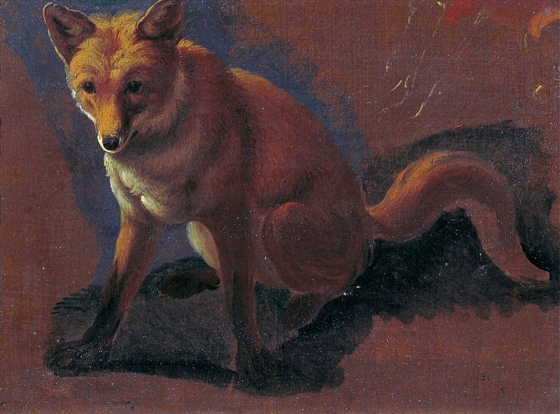 Study of a Fox. Jacques-Laurent Agasse