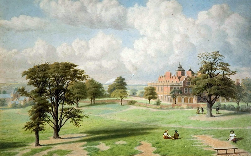 Aston Hall From The Park. Charles Ashmore