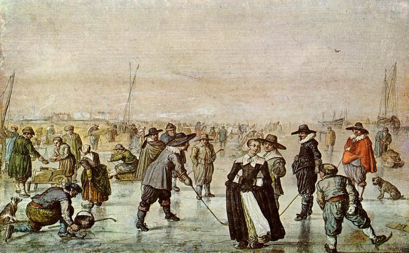 A Scene On The Ice. Hendrick Avercamp