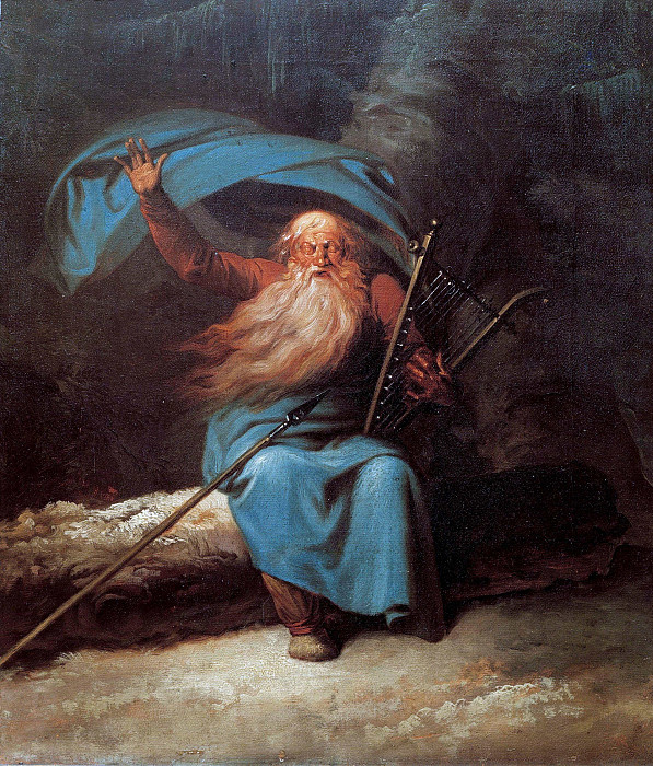 Оссиан поёт свою лебединую песню. Николай Абрахам Абильгор