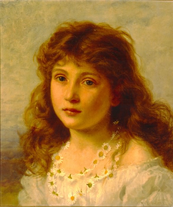 Young Girl. Sophie Gengembre Anderson