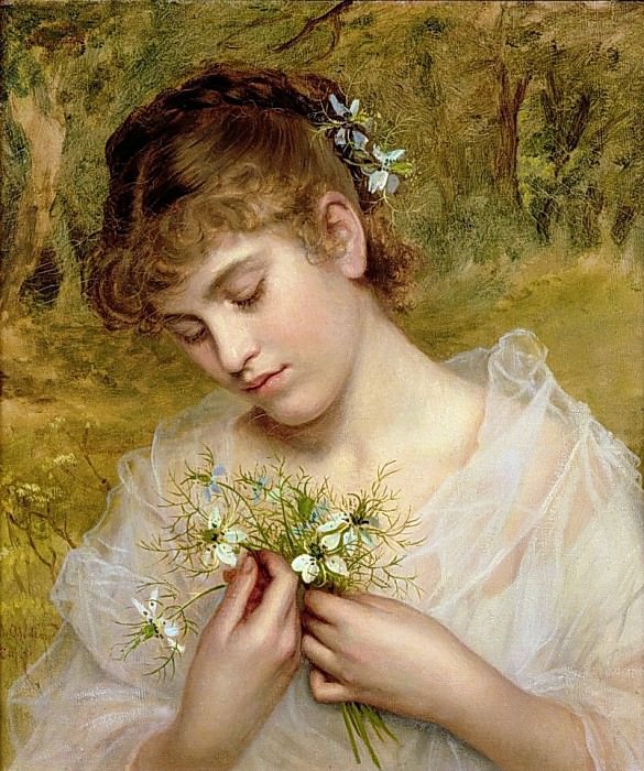 Love in a Mist. Sophie Gengembre Anderson
