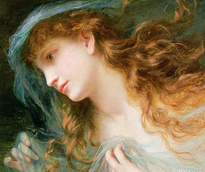 Head of a Nymph. Sophie Gengembre Anderson