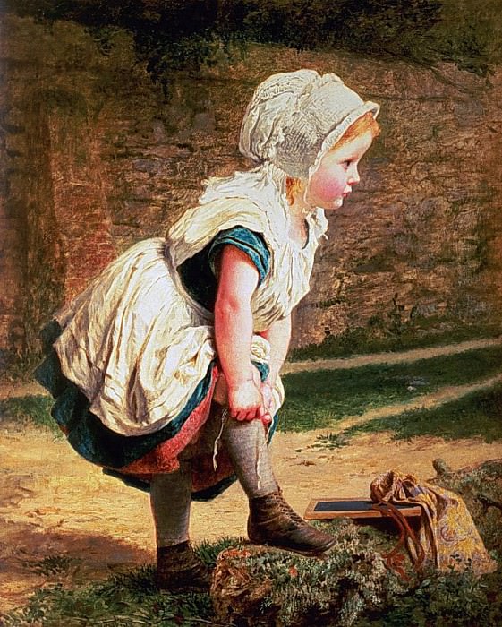 Wait for Me! Returning Home from School. Sophie Gengembre Anderson