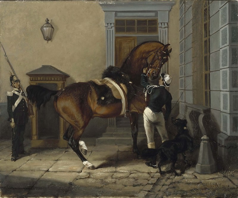 Gentleman, the Favourite Horse of King Carl XV of Sweden, Johan Georg Arsenius