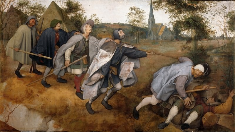 The blinds. Pieter Brueghel The Elder