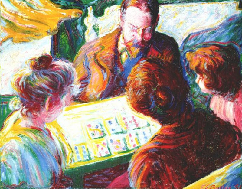 Игроки в карты, 1898. Теодор Батлер
