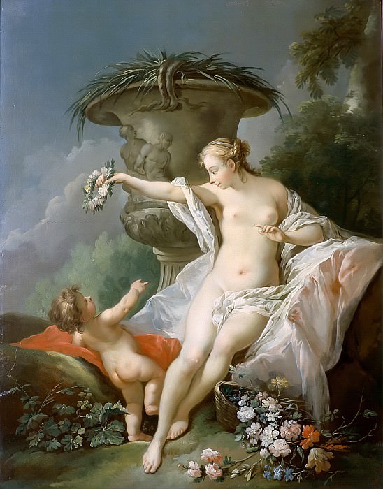 Venus and Cupid. Francois Boucher