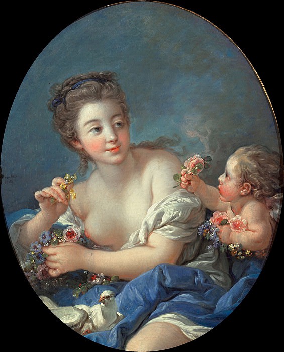 Venus and Cupid. Francois Boucher