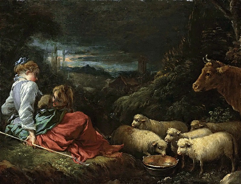 Юная пастушка. Франсуа Буше