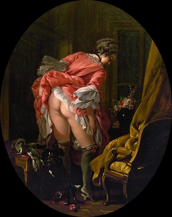 The Raised Skirt. Francois Boucher