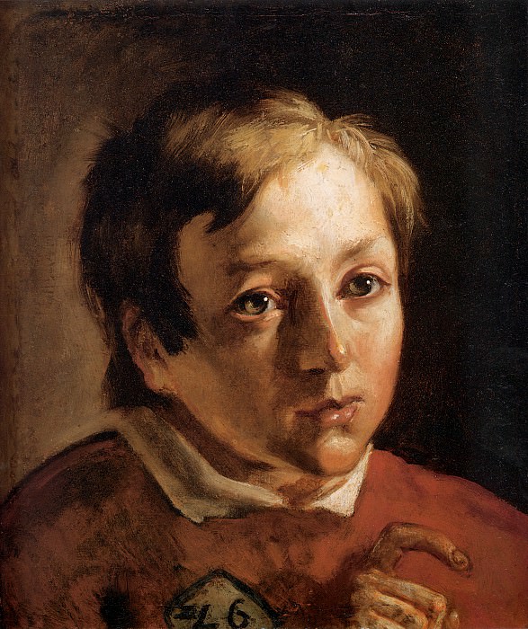 Head of a Page Boy. Ford Madox Brown