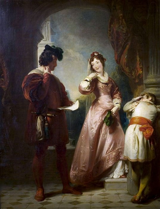 «Два джентльмена из Вероны», Акт II, Сцена 1, Милан. Генри Перронет Бриггс