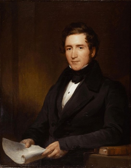 Portrait of Sir Joseph Paxton, May 1836. Henry Perronet Briggs