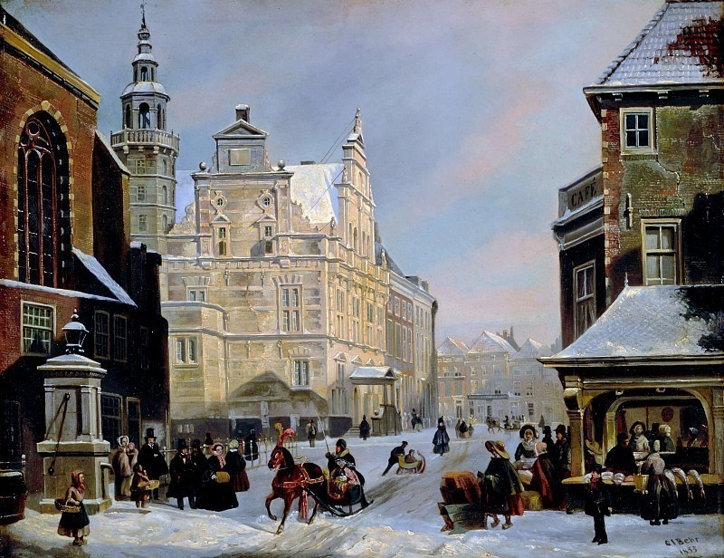 Town Hall, The Hague. Carel Jacobus Behr