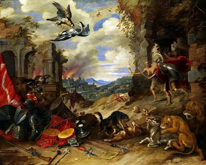 Allegory of war, Jan Brueghel the Younger