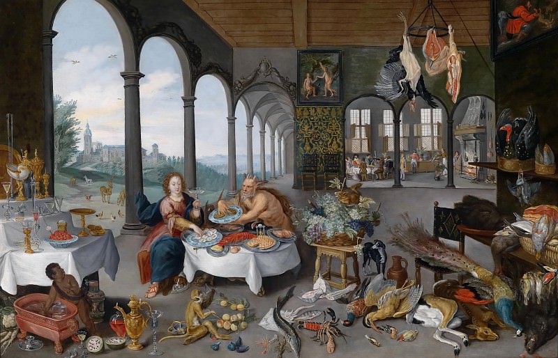 Allegory of taste. Jan Brueghel the Younger