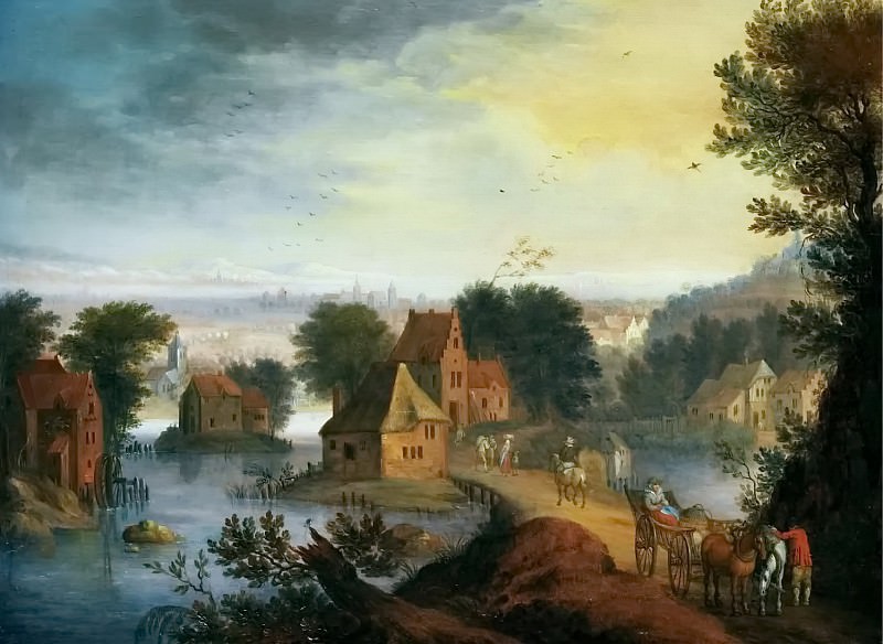 Country Landscape. Jan Brueghel the Younger