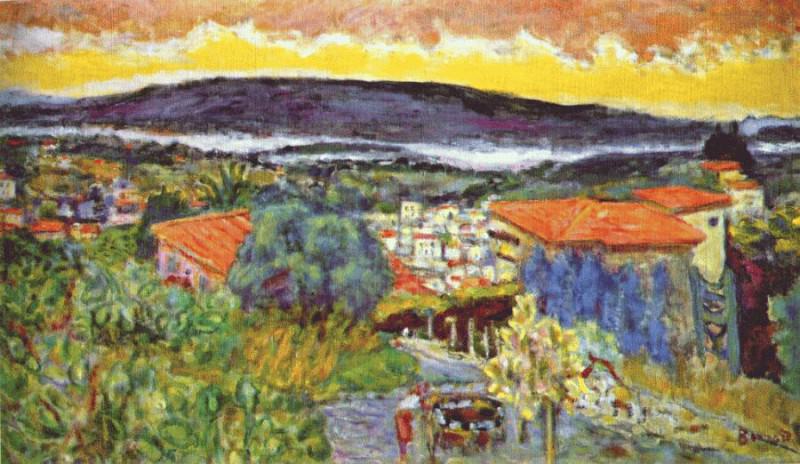 red roofs at le cannet 1941. Pierre Bonnard