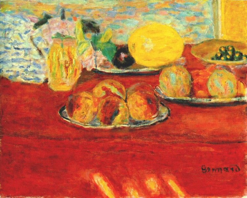 still life with melon 1941. Pierre Bonnard