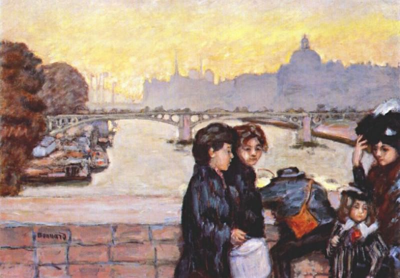 the pont du carrousel c1903. Pierre Bonnard