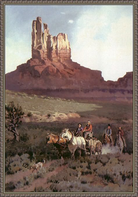 На землях индейцев племени Навахо. Джеймс Борен