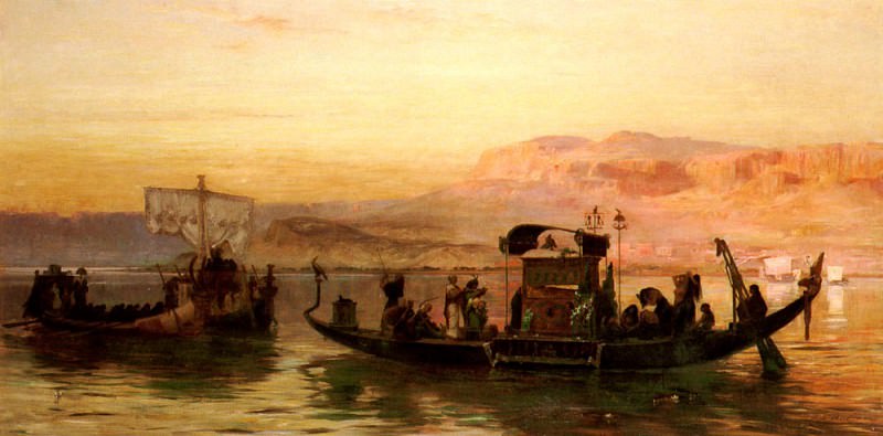 Cleopatras Barge. Frederick Arthur Bridgman