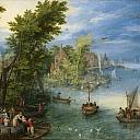 River Landscape, Jan Brueghel The Elder