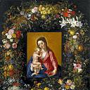 Guirnalda con la Virgen y el Niño, Jan Brueghel The Elder