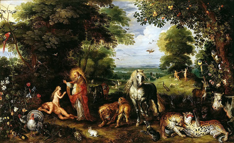 Creation of Eve. Jan Brueghel The Elder